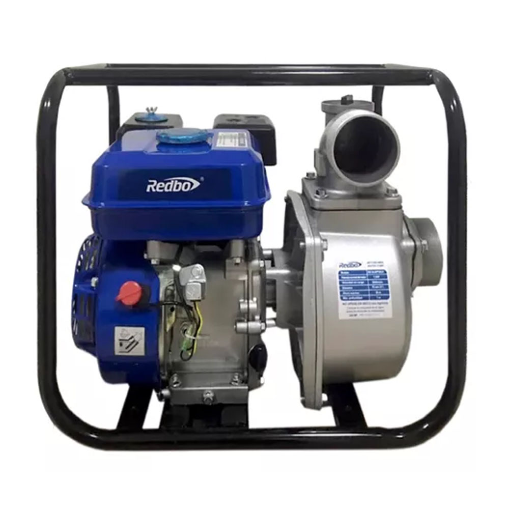 [RED-RB-DLWP30CX] MOTOBOMBA AUTOCEBANTE A GASOLINA 6.5 HP 3 X 3 MOTOR REDBO 163 CC ALTURA DE SUCCION 7 MT (GRAVA IVA TASA 0%)