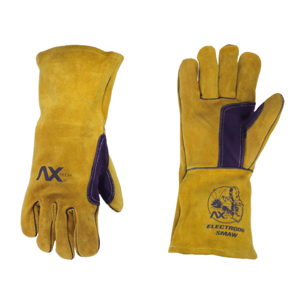 [AXT-GP043-E] GUANTE SOLDADOR MIG DE CON REFUERZO EN PULGAR Y PALMA