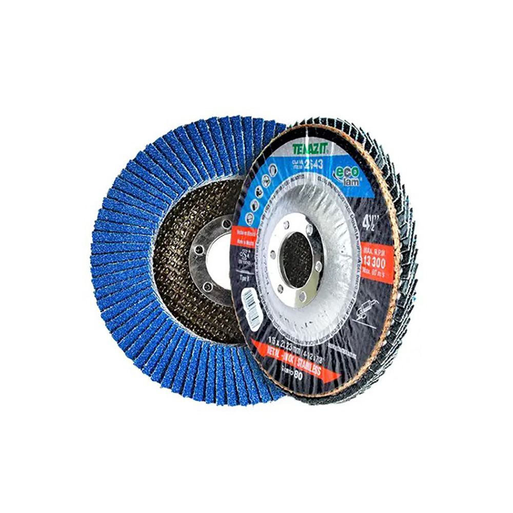 DISCO LAMINADO P/LIJAR DE 4-1/2 X 7/8 GRANO 80 LINEA ECOLAM (EL MAS ECONOMICO DE LA LINEA)