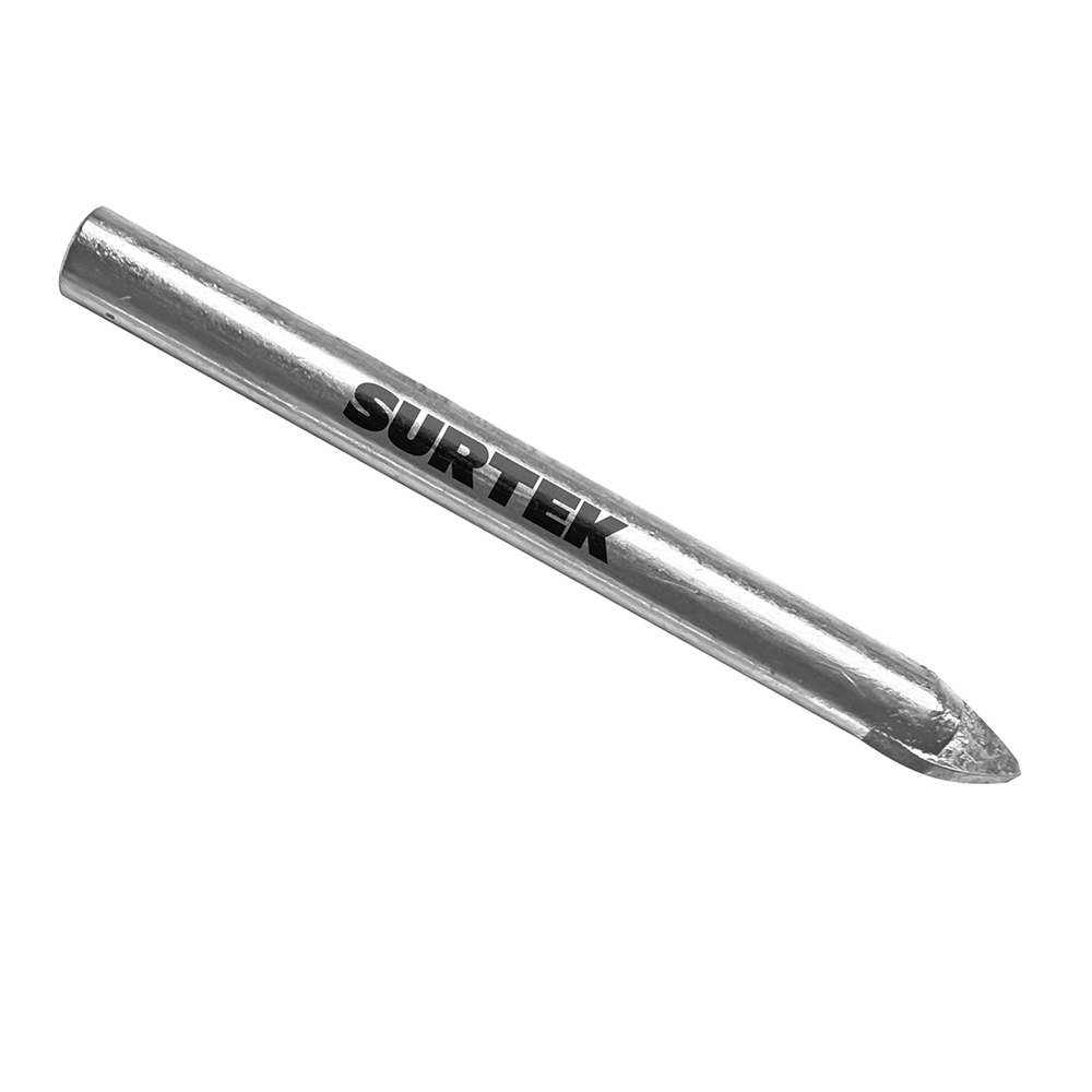 BROCA PARA VIDRIOS Y AZULEJOS DE ACERO CON CABEZA DE CARBURO DE TUNGSTENO 3/16