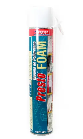[PRE-1075] ESPUMA POLIURETANO PRESTO FOAM BOTE DE 750 ML