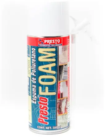 [PRE-1030] ESPUMA POLIURETANO PRESTO FOAM BOTE DE 300 ML