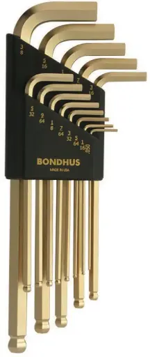 [BON-37937] JUEGO DE LLAVES HEXAGONALES P/BOLA GOLD STD 050-3/8 (13 PIEZAS)