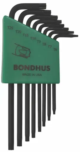 [BON-31832] JUEGO DE LLAVES TORX LARGA T-6 A T-25 (8 PIEZAS)