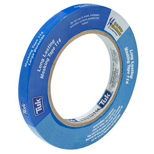 [TUK-114-2X50] CINTA MASKING TAPE 2 X 50m AZUL (ESPECIAL P/PINTORES Y ARQUITECTOS)