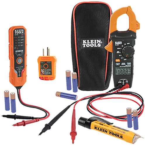 [KLE-CL120VP] KIT DE PRUEBA ELECTRICA MULTIMETRO DE GANCHO CL120 + RT210 + NCVT-3P + ET40