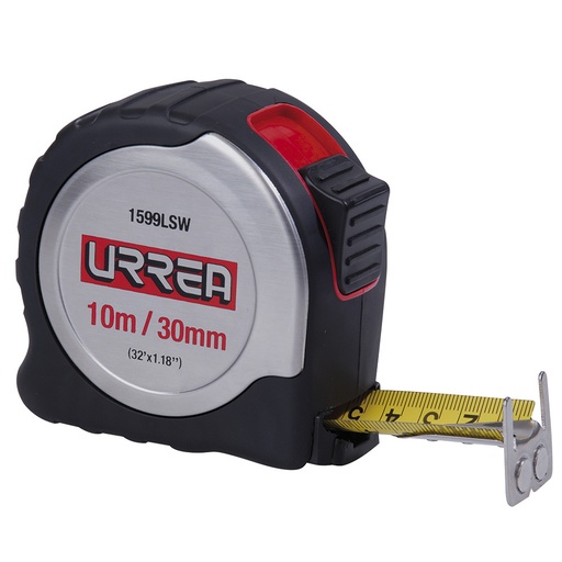 [URR-1599LSW] FLEXOMETRO DE ACERO INOXIDABLE 10M X 30 MM