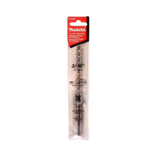 [MAA-D-00860] BROCA SDS-PLUS 1/4" X 4-1/2"