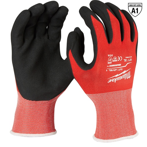 [MIA-48-22-8903] GUANTES ANTICORTE NIVEL 1 BAÑADOS EN NITRILO XL