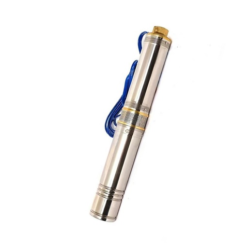 [IGO-TBIN36] BOMBA SUMERGIBLE TIPO BALA DE 1/2 HP PARA CIST/ALJIBE/POZO PROF. 120 V C/CAPACITOR INTERNO EMB. DE COBRE ALT. MAX DE 14 A 50 MTS DE ACUERDO AL CAUDAL