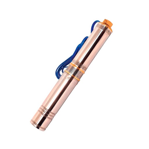 [IGO-TBIN69] BOMBA SUMERGIBLE TIPO BALA DE 1 HP P/CIST/ALJIBE/POZO PROF. 120 V C/CAPACITOR INTERNO EMB. DE COBRE ALT. MAX DE 26 A 90 MTS DE ACUERDO AL CAUDAL
