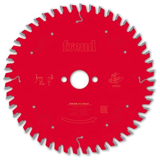[BOA-F03FS09785] DISCO C/PASTILLAS DE CARBURO FREUD 12 X 72 DPP X 1 P/MADERA USO GRAL ACABADO FINO (MOD DIABLO D1280X)