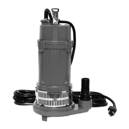 [IGO-QDA-750] BOMBA SUMERGIBLE PARA CISTERNA/ALJIBE DE 1 HP CUERPO DE ALUMINIO C/FLOTADOR EMB. DE COBRE ALT. MAX DE 31 MTS