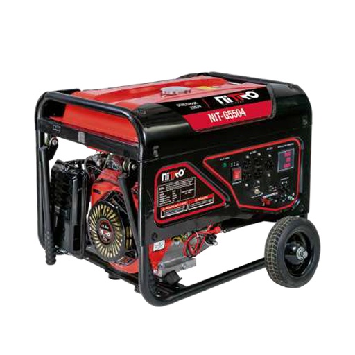 [NIT-G5504] GENERADOR 5,500 Watts, 13 HP, 110/220V 60Hz CON ENCENDIDO MANUAL Y LLANTAS