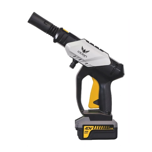 [CIC-HEB35] HIDROLAVADORA A BATERÍA 300 WATTS, 435 PSI, 3.0 L/min INCLUYE 1 BATERIA Y CARGADOR