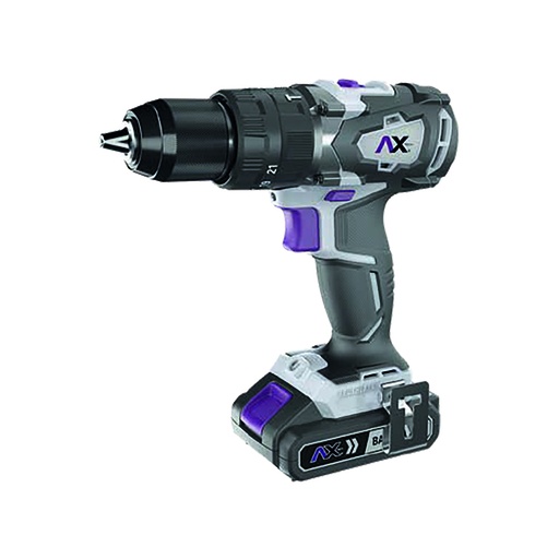[AXT-TRB2055] ROTOMARTILLO INALAMBRICO DE 1/2" 20 V, BRUSHLESS CON 2 BATERIAS DE 2 AMP Y MALETIN