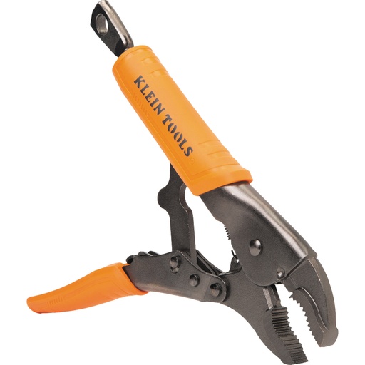 [KLE-38602] PINZA PRESIÓN MORDAZA CURVA 10 PULGADAS MANGO TPE